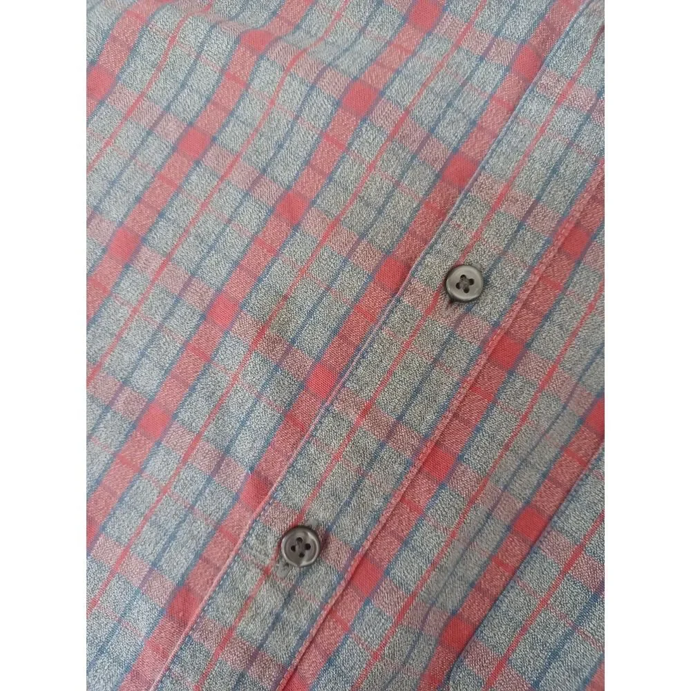 J. CREW Plaid Button Down Mens Large‎